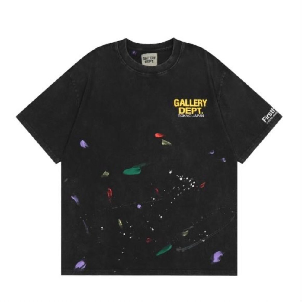Gallery Dept TEE Hand-painted high quality short sleeve T-shirt